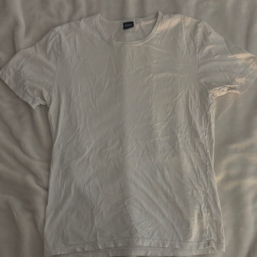 Boss Classic White Short Sleeve Men's Tee